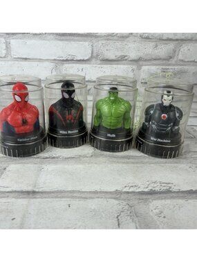 Good 2 Grow Podz Avengers Spider-Man Hulk Miles Morales War Machine Lot of 4
